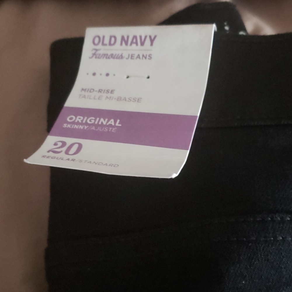 Old Navy, Original, Mid Rise Skinny Jeans, Size 20 - Picture 2 of 6